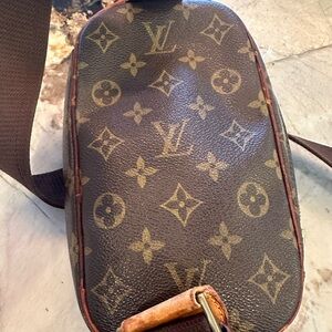 Louis Vuitton Brown Monogram Belt Bag Crossbody